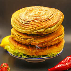 甘肃特产馍馍兰州烤花馍青海花卷手工烤馍平凉锅盔烤饼早餐饼批发