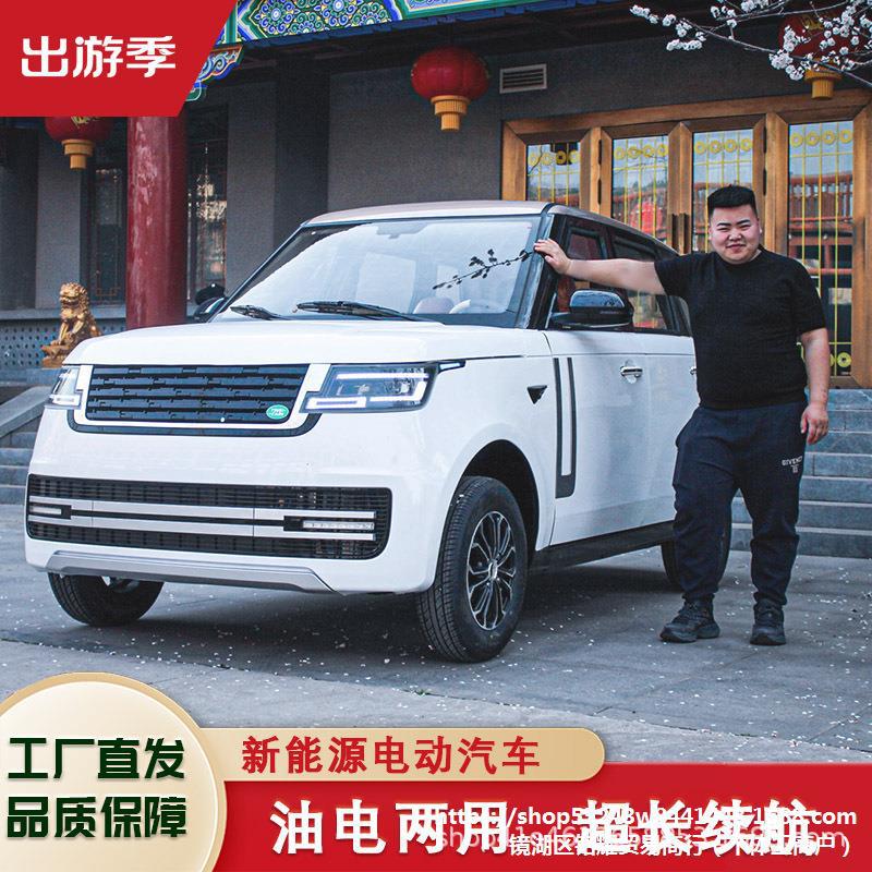 电四轮电瓶车家用老头乐小型轿车油电两用全封闭低速代步车-阿里巴巴