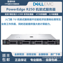 戴尔（DELL）PowerEdge R250机架式服务器1U适用于ERP整机R240升