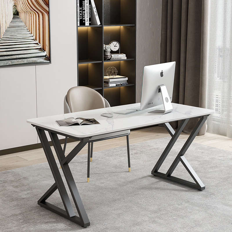 Nordic Rock Plate Desk Simple Modern Desktop Computer Desk Study Home Writing Desk Workbench Simple Desk