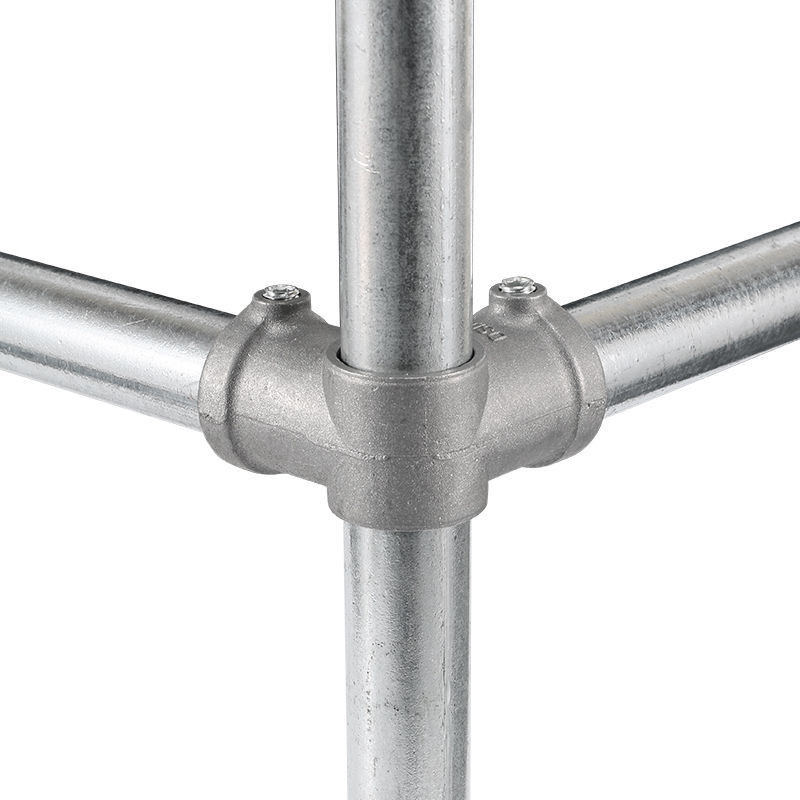 25/32mm镀锌管连接件服装展示架货架接头腊肉架配件弯头三通铁管