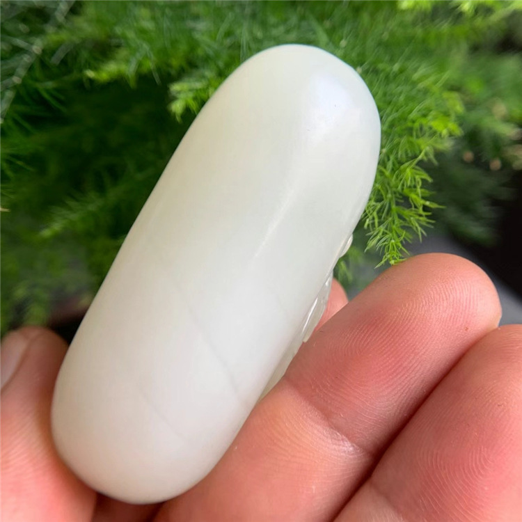 新疆和田玉冰底料玉坠项链喜上眉梢吊坠挂坠男女挂件小把件颈饰