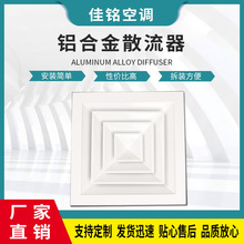 条形散流器吊顶式排风口ABS旋流风口不锈钢球形喷口圆环散流器