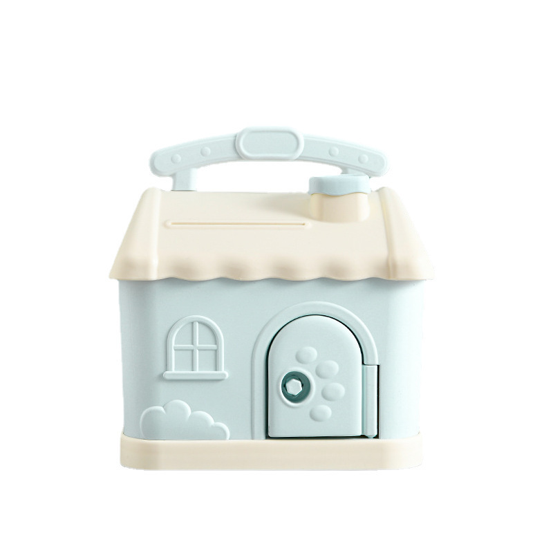 2023 New Student Cute Coin Bank Trending Creative Savings Bank Children Girl Only-in-No-out Saving House