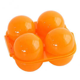 野外野餐4格装鸡蛋盒 户外炊具野营野炊蛋托自驾钓鱼鸡蛋保护盒子