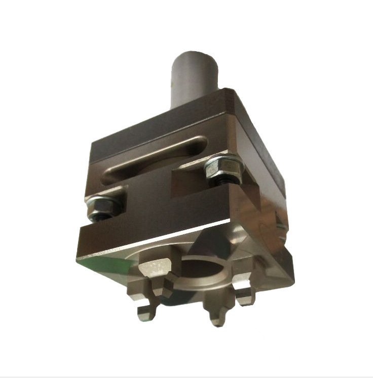 定位夹具 cnc火花机卡盘 小型edm四爪手动卡盘带连接杆法兰盘四爪