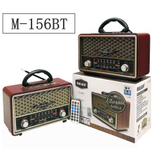 跨境热卖调频便捷式蓝牙音箱M-156BT带遥控支持MP3播放收音机