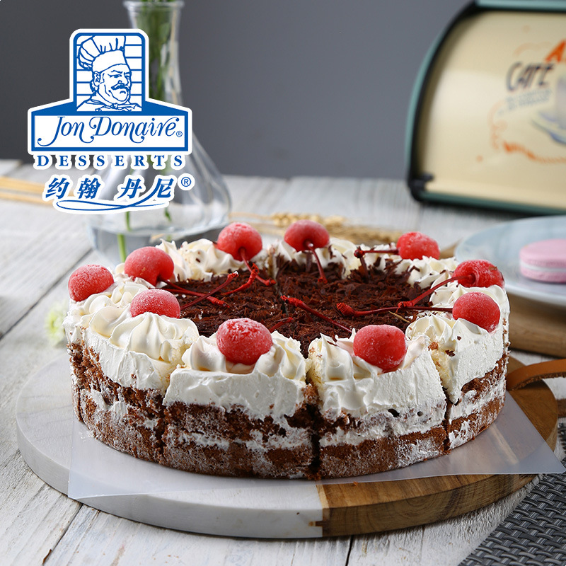 约翰丹尼抹茶黄桃8寸蛋糕维益冷冻西餐厅手工多种口味烘焙蛋糕