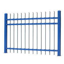 锌钢围墙护栏 厂区院墙焊接铁栏杆 加厚铁艺围栏隔离栏