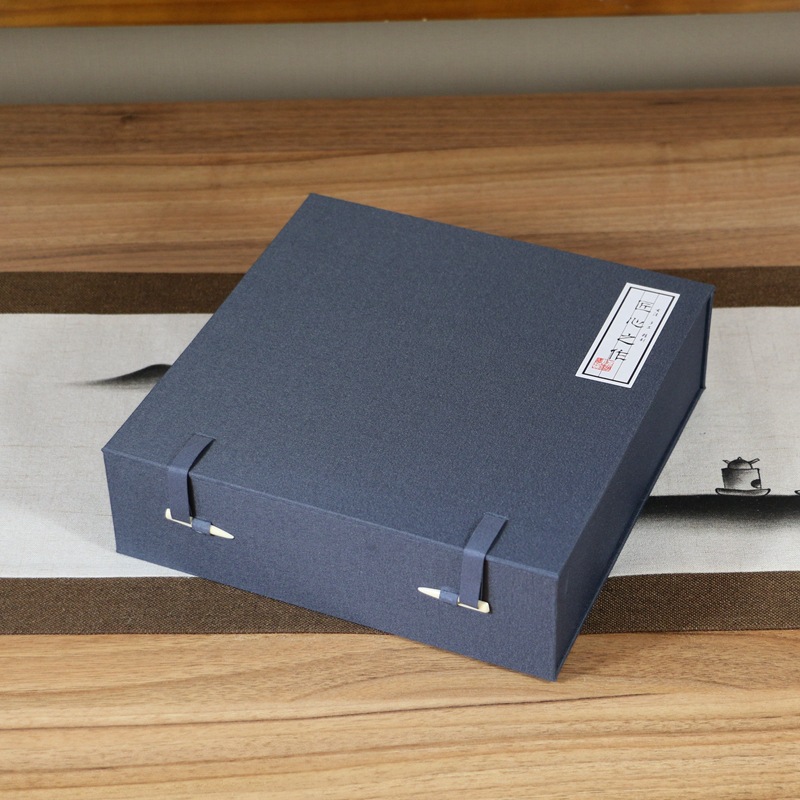 盘子包装盒挂盘盒礼品盒砚台盒相框盒礼物盒方形扁盒订作logo锦盒