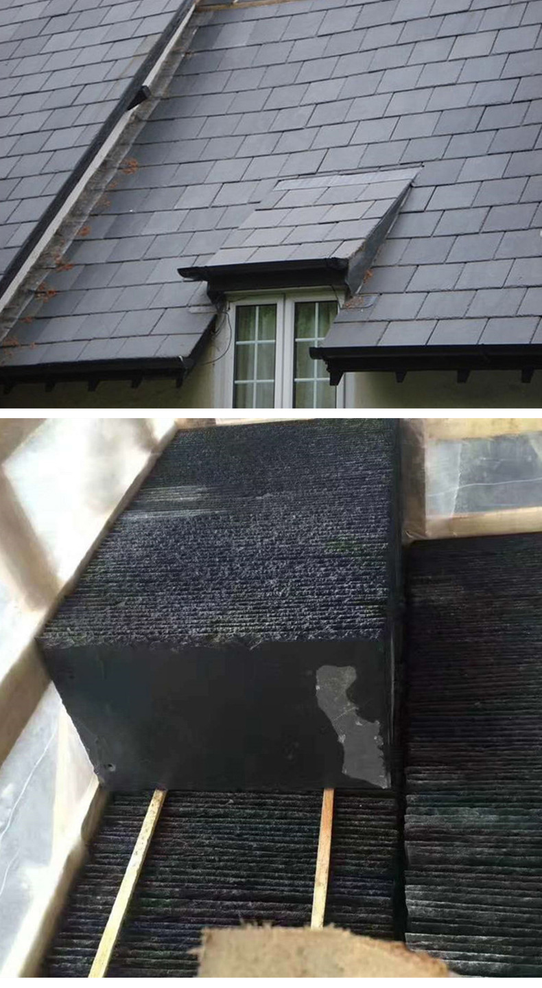 青石板瓦板别墅屋顶瓦 城堡复古瓦板隔热文化石屋顶鱼鳞仿古瓦片