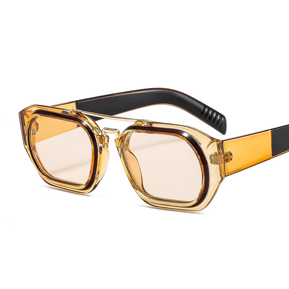 Outu New Pd53 Men's Personalized Trendy Sunglasses Ins Retro Color Set Sunglasses Cross-Border Hot Sale Wholesale