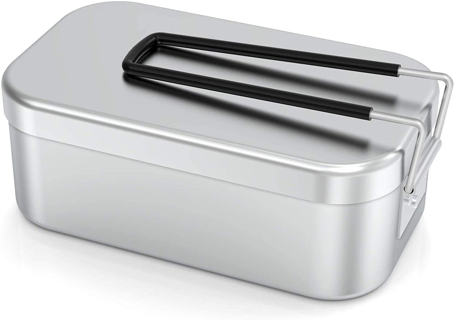 户外饭盒旅游野营露营饭盒便携可折叠铝饭盒复古怀旧日式大号饭盒