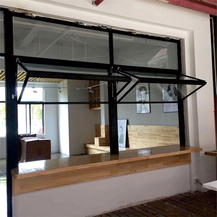 上下折叠窗折叠窗上下电动门美式窗户提升推拉配件阳台咖啡店