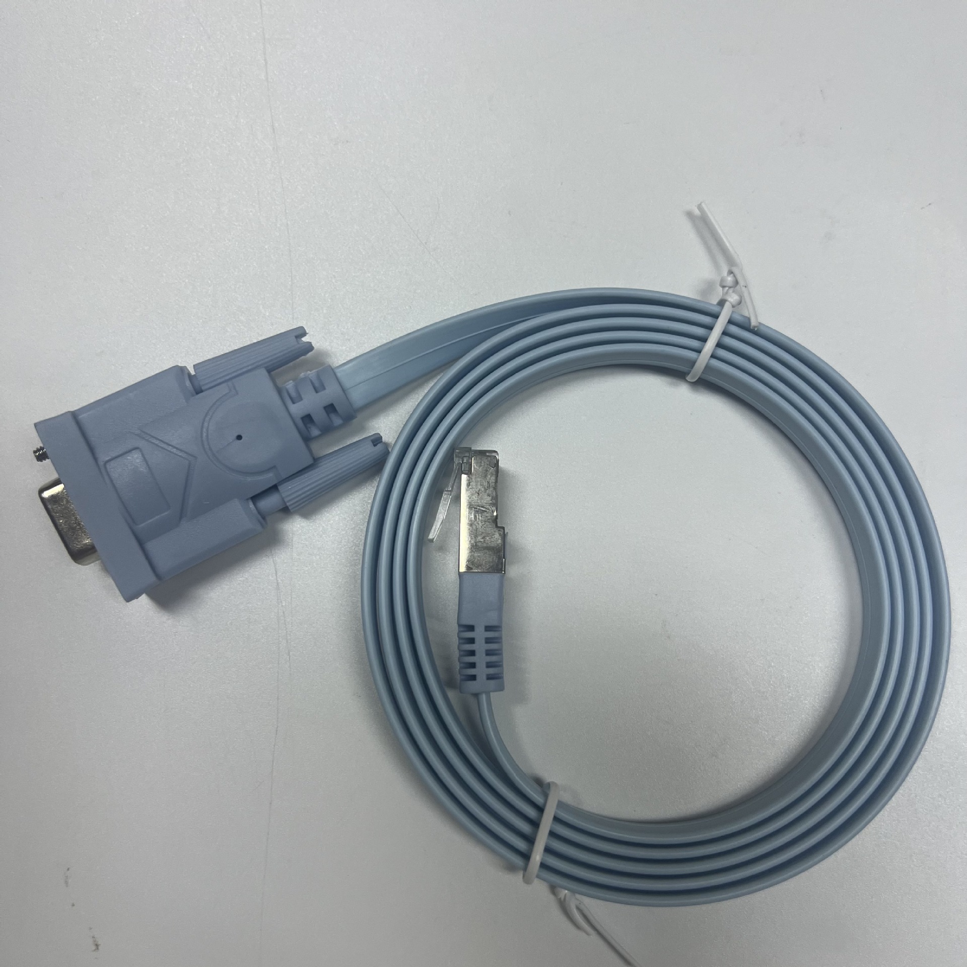 8米db9转rj45配置线rs232串口线db9转网口调试线console交换机