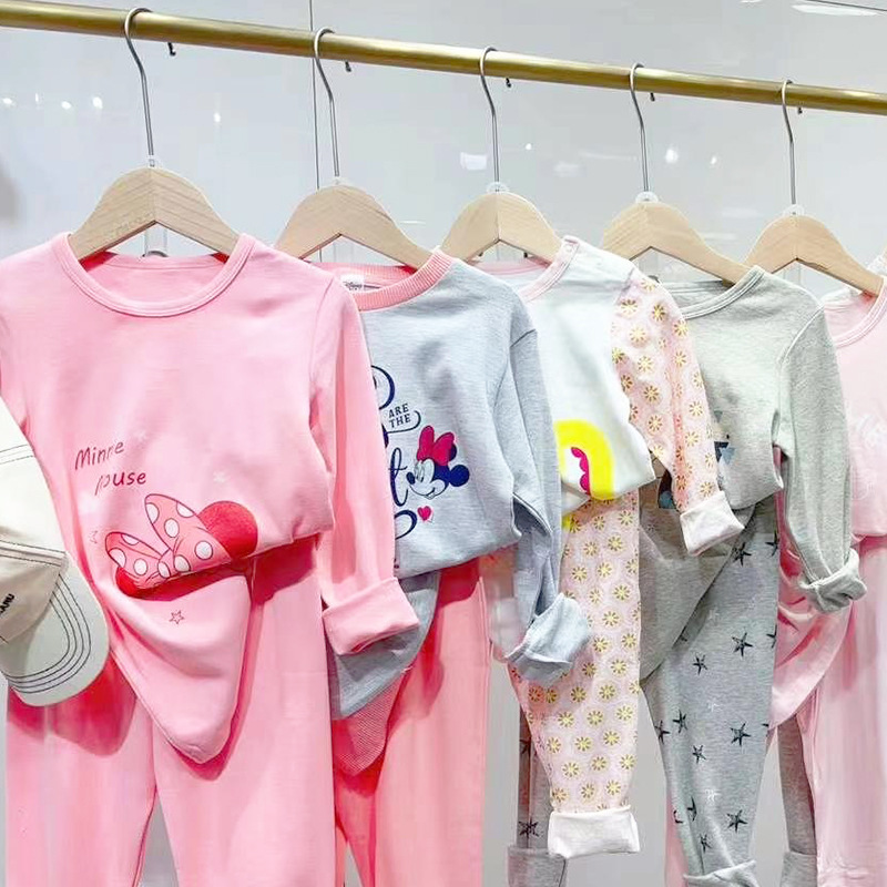 迪士呢尼家居服小童棉服韩版 品牌折扣童装批发货源童装 加厚外套