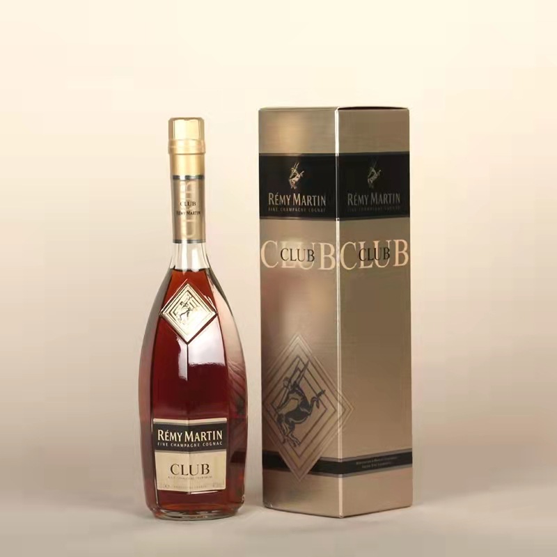 法国洋酒人马特级club700ml优质香槟区白兰地礼盒装现货英版直供