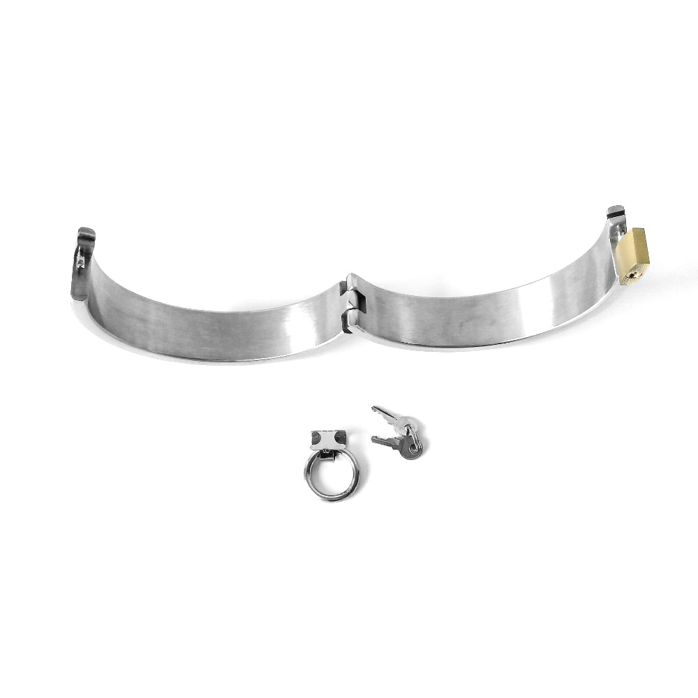 黑帝正品不锈钢带锁项圈成人玩具刑具分男女用厂家直销一件代发