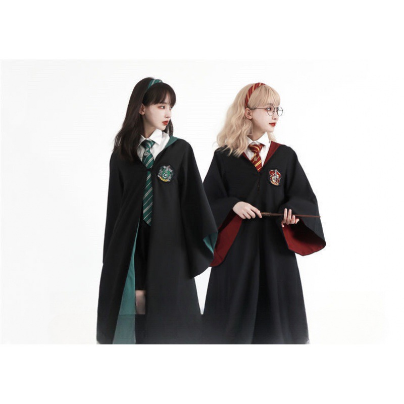 哈利波特cos服蛇院格兰芬多赫敏全套斯莱特林校服拉文克劳魔法袍