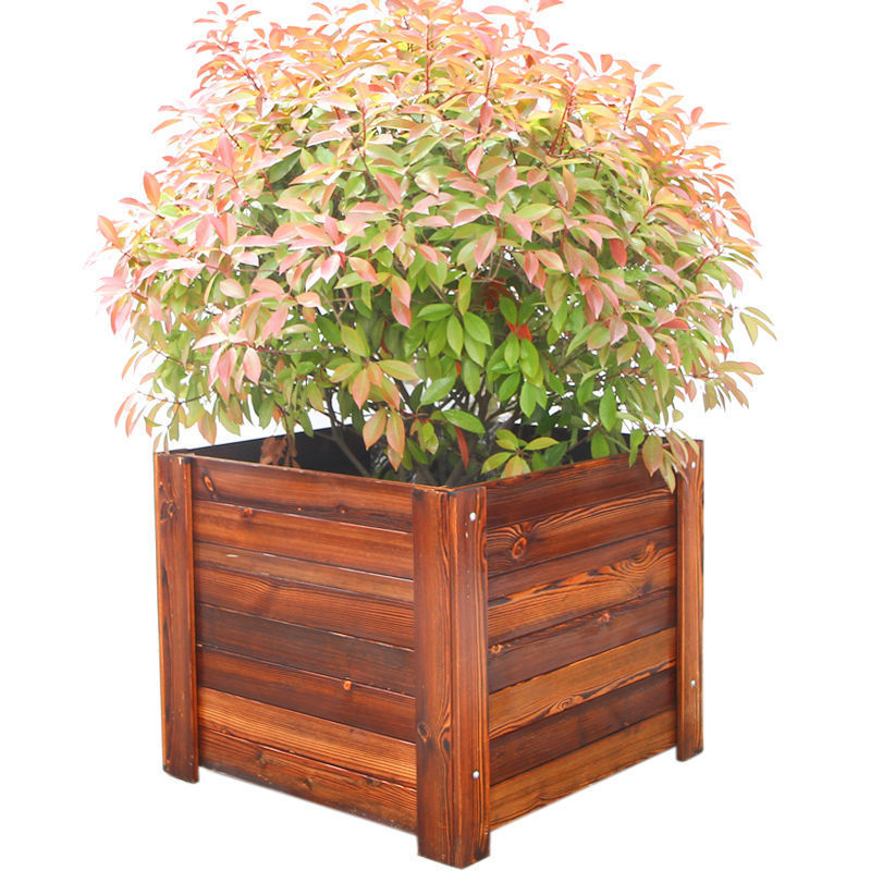 木制花花箱
