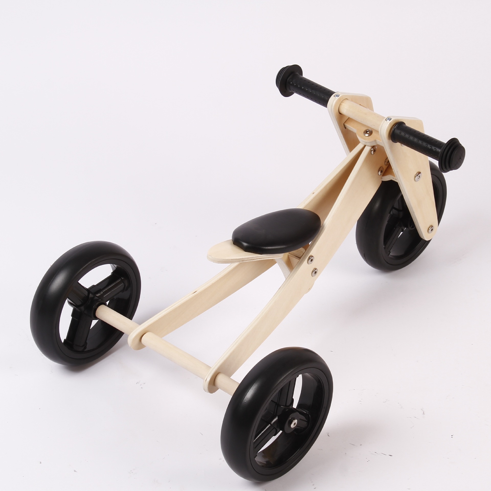 儿童木制玩具车二合一自行车三轮车幼教早教平衡车