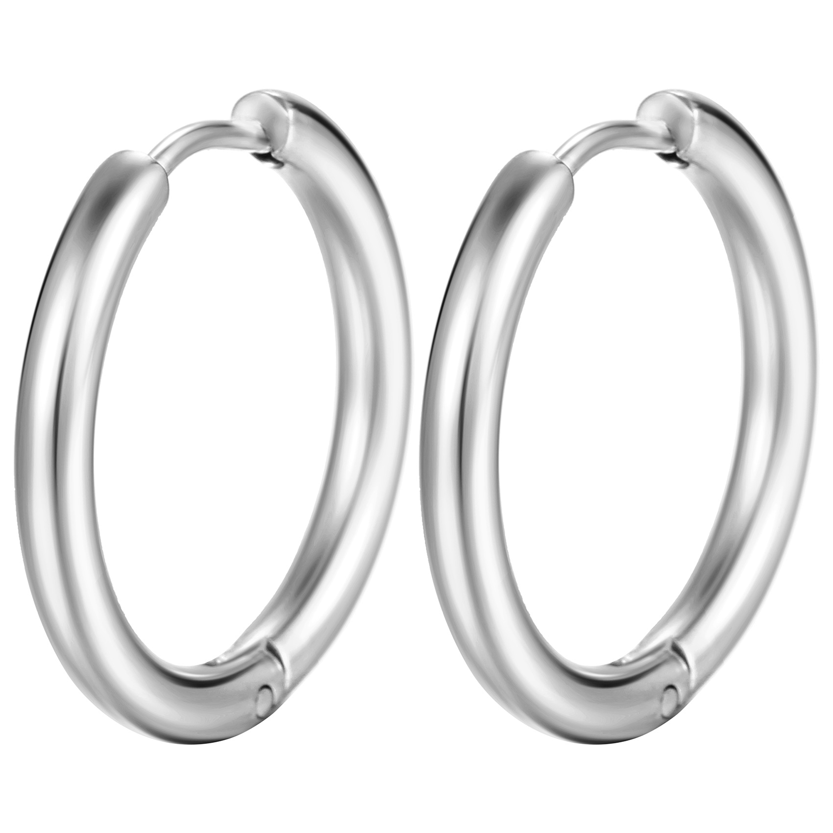 2022 European and American Earrings Earrings Simple Stainless Steel Earrings Titanium Steel Ear Clip Trendy Jewelry Earrings Elegant High Sense