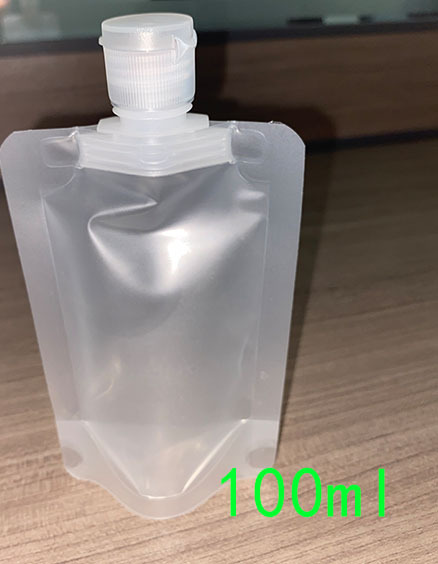 Travel Packing Bag Disposable Nozzle Bag Lotion Packaging Bag Frosted Flip Nozzle Bag Daily Chemical Bag