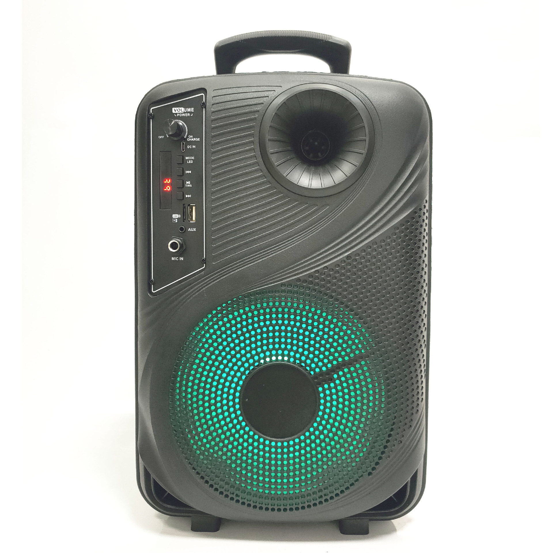 sxqf广场舞户外新拉杆蓝牙音响便捷式移动音响家用重低音箱电瓶