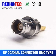BNC连接器母头焊线微波连接器