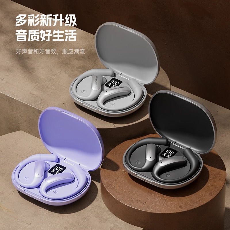 跨境M127智能AI翻译开放式挂耳式半入耳式OWS真无线蓝牙耳机