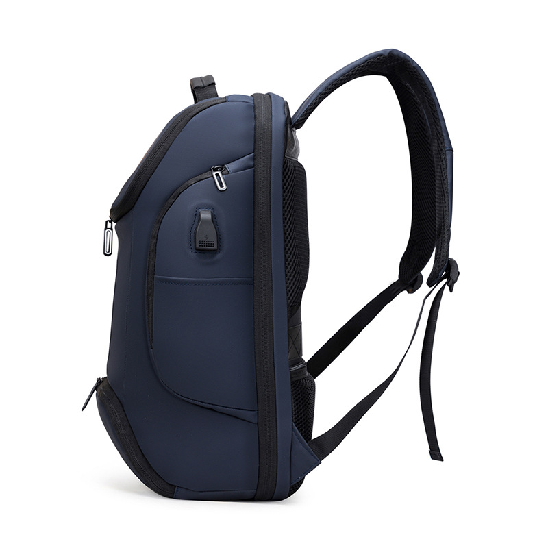 Foreign Trade Wholesale Cross-Border New Backpack Men's Waterproof Leisure Travel Large Capacity Schoolbag USB Charging