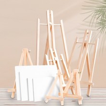 三脚架迷你手机平板支架 桌面展示 学生美术绘画 木质小画架批发