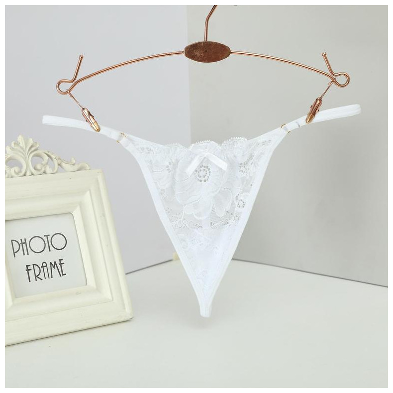 时尚性感蕾丝提花女士丁字裤t裤透明透视少妇诱惑内裤女火辣 1615