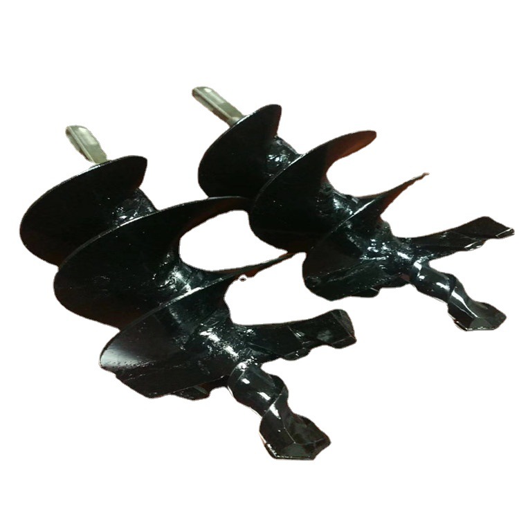 供应冻土破冰用螺旋钻头 打孔机械配件地钻 钻尖 螺旋杆宗建品牌