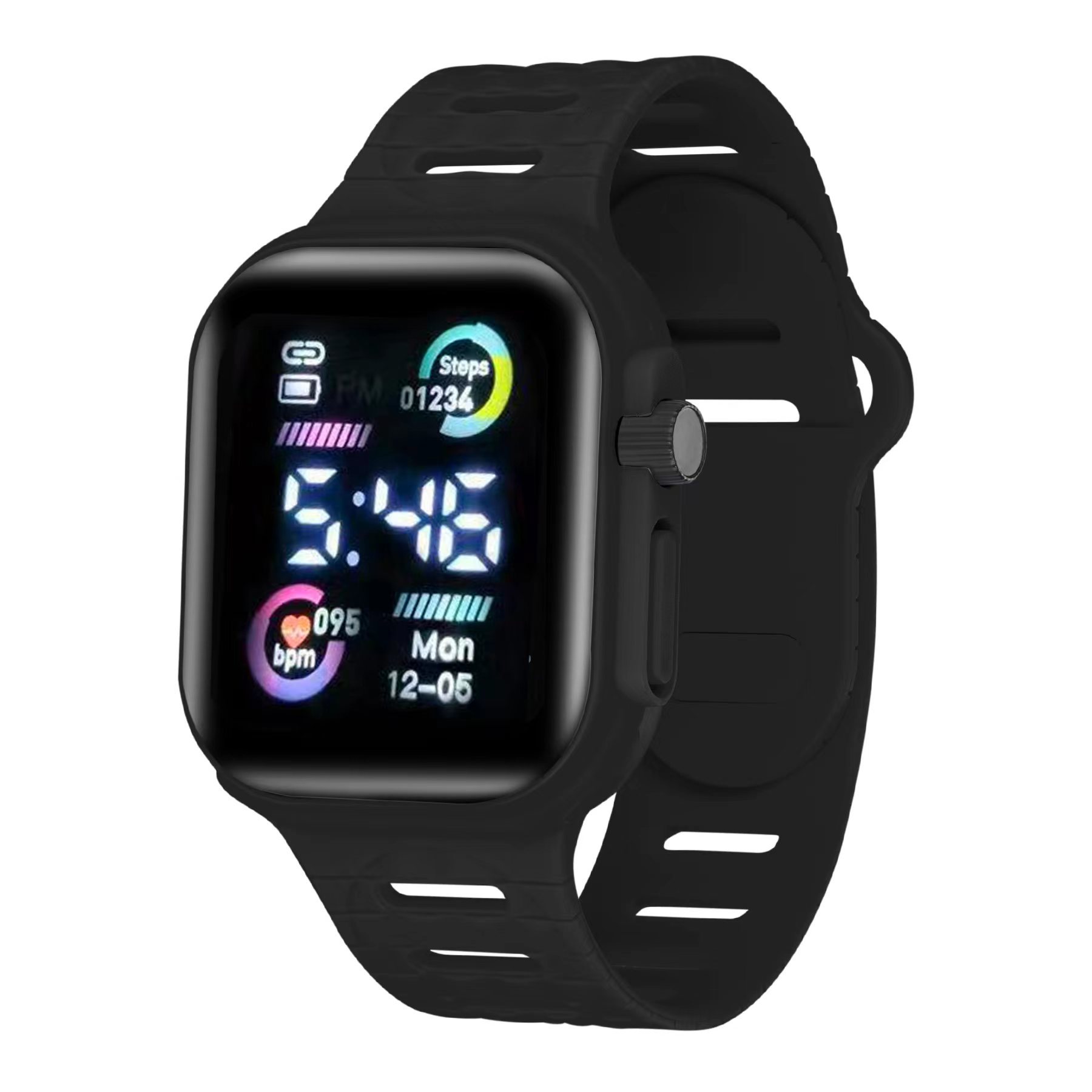 新款外贸时尚u8-1电子手表led学生电子表情侣手表-阿里巴巴