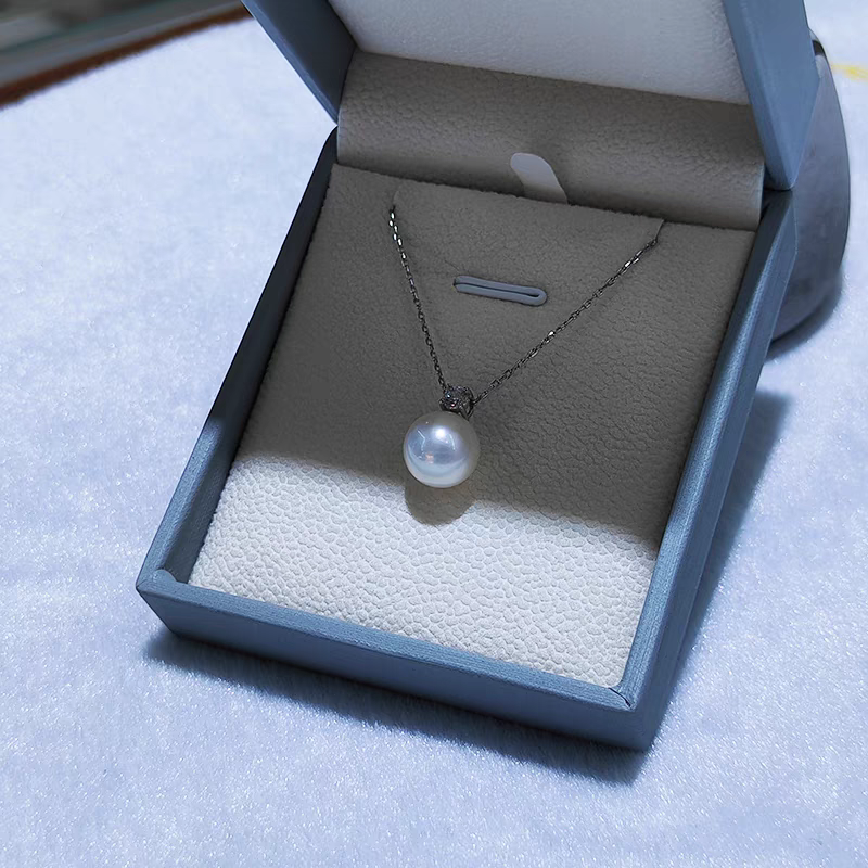 S925珍珠银项链女款2024新款爆款轻奢小众气质女锁骨链