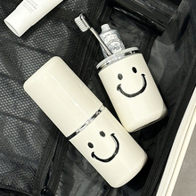 旅行洗漱杯便携式牙刷套装漱口杯三合一小型牙刷杯牙缸牙具收纳盒