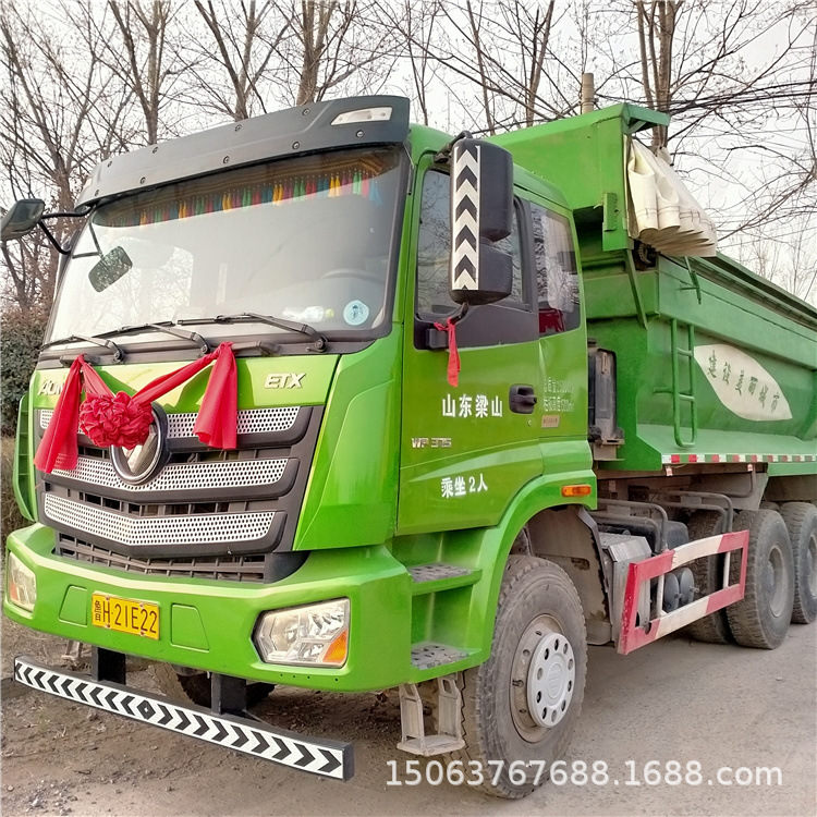 二手后八轮翻斗车 欧曼自卸工程车 自卸渣土车5.8米 翻斗车-阿里巴巴