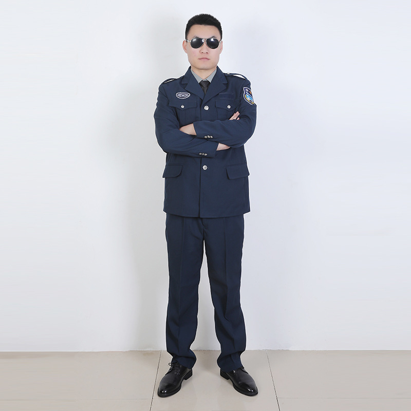 新款冬装保安常服装物业保安工作服长袖冬装保安门卫物业常服冬装