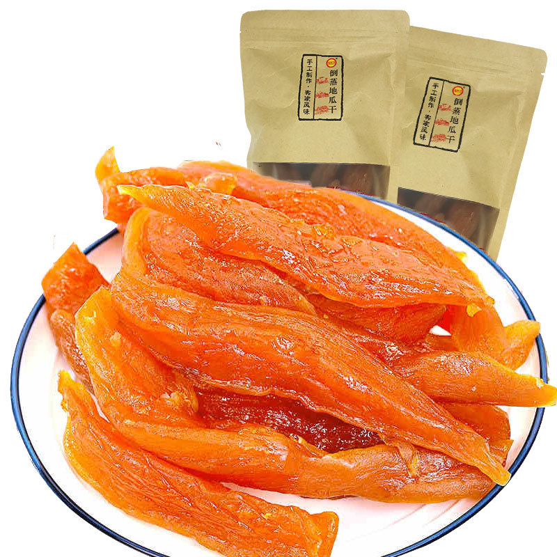 侨兴源倒蒸地瓜干500g红心薯条番薯干糯蜜饯果脯办公室休闲零食品