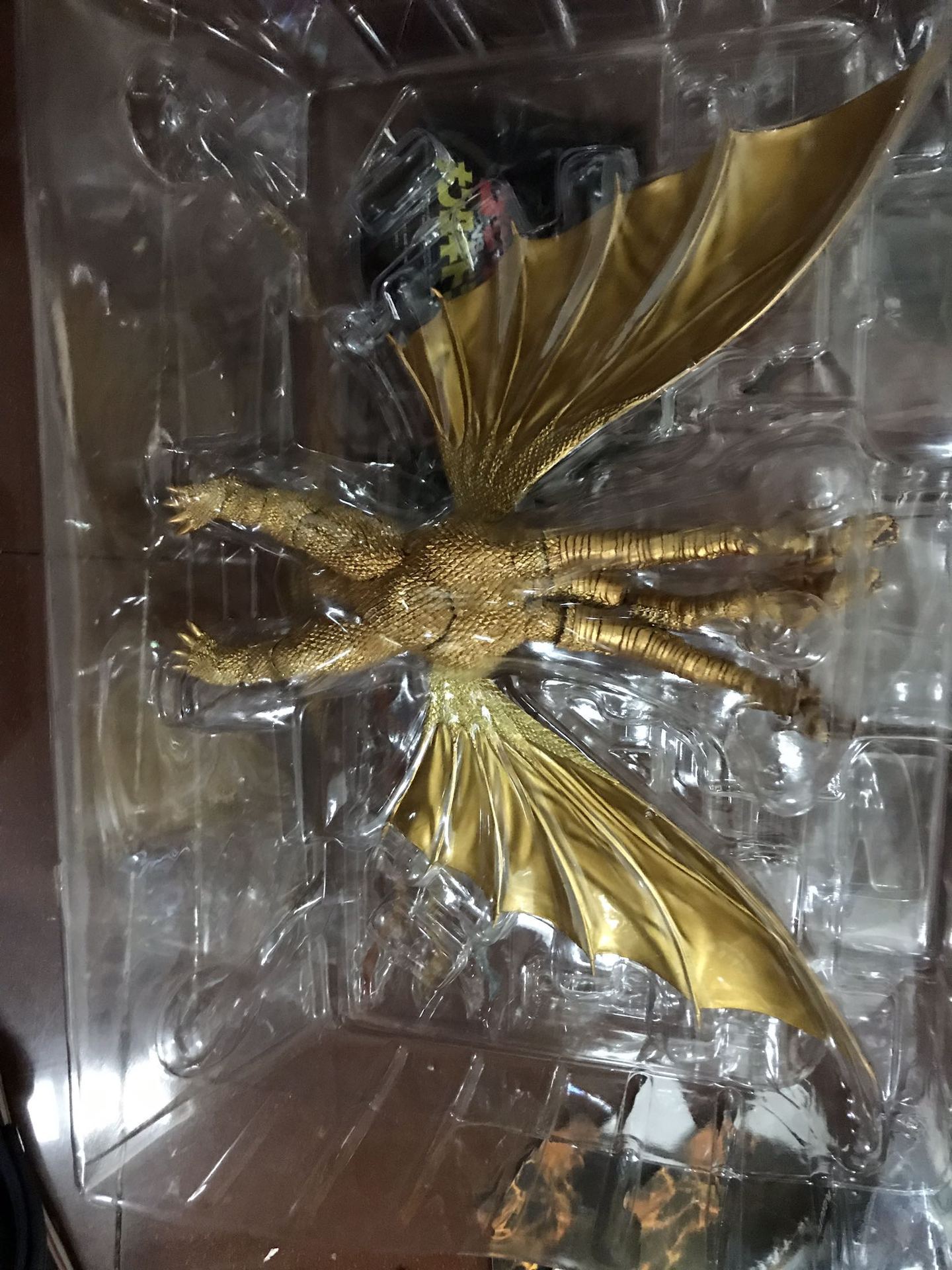 动漫批发 shm哥斯拉2019 基多拉1代三头龙特别配色版可动盒装手办