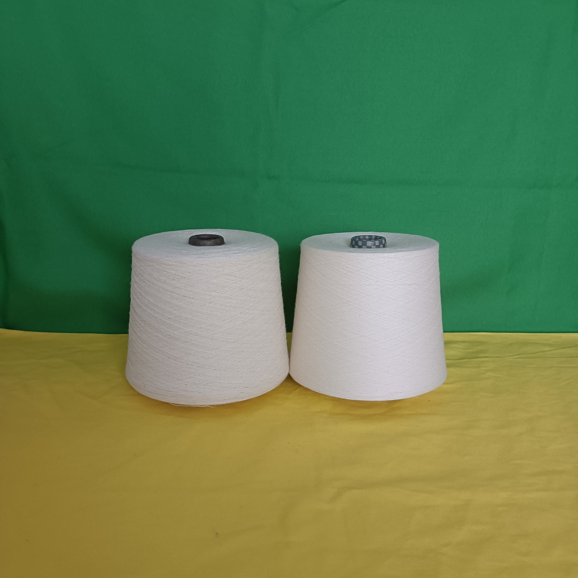 阻燃涤纶纱21支 阻燃涤纶竹节纱 阻燃粘胶纱 涤纶麻灰纱 现货批发