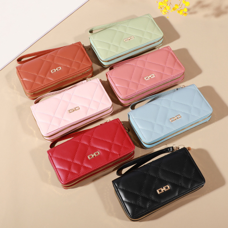 新款女士钱包手拿包时尚清新大容量女钱包爆款跨境手机零钱包