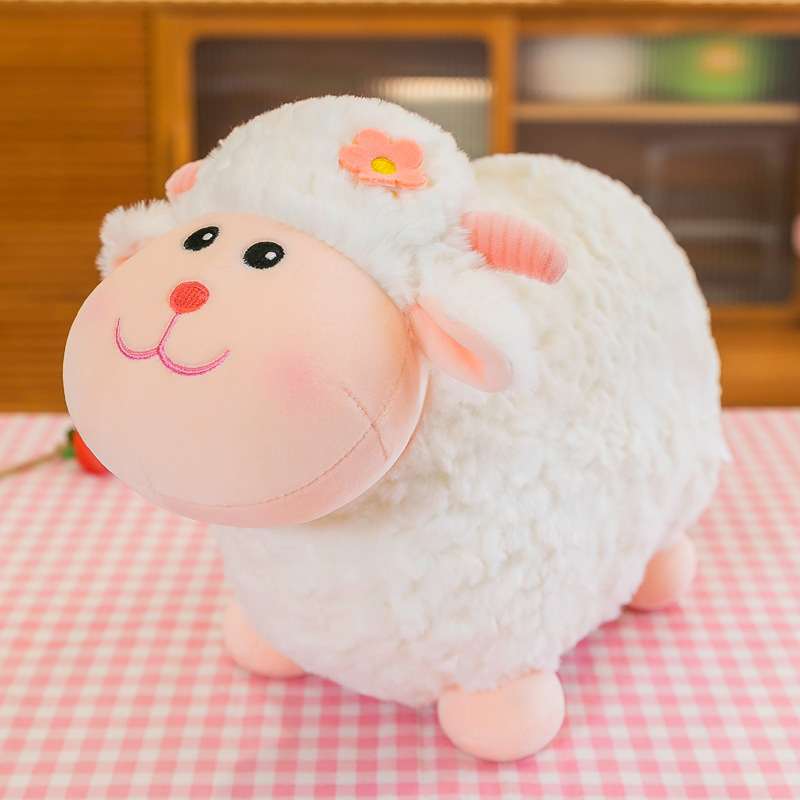 Adorkable Sheep Lamb Doll Soft Alpaca Plush Toy Children's Ragdoll Prize Claw Doll Ferrule Gift