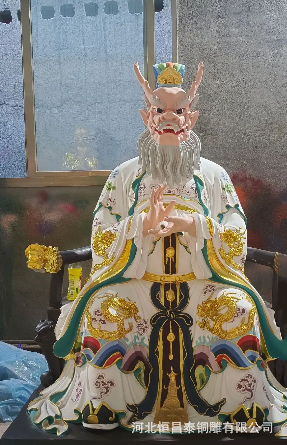 龙王爷神像寺庙供奉大型1.6米四海龙王东海龙王 龙王龙母佛像