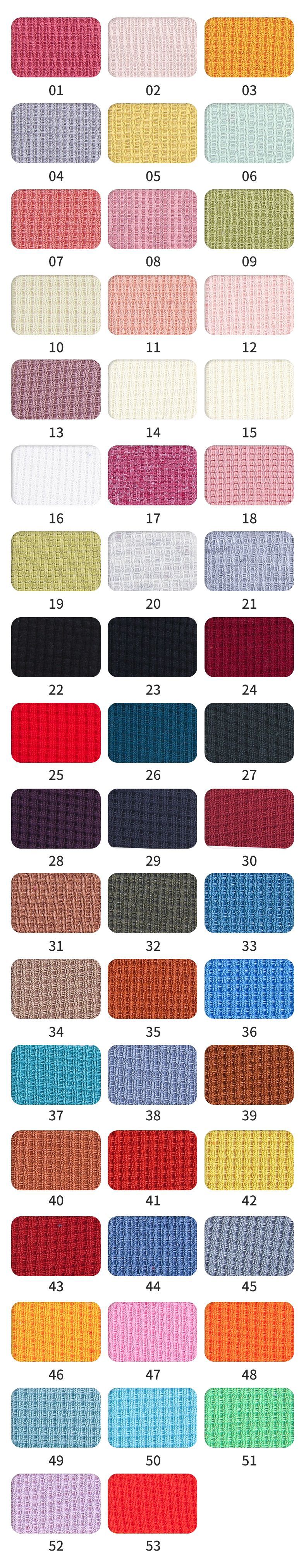 全涤华夫格针织面料 春秋华夫格菠萝格浴袍t恤宠物衣服家居服面料