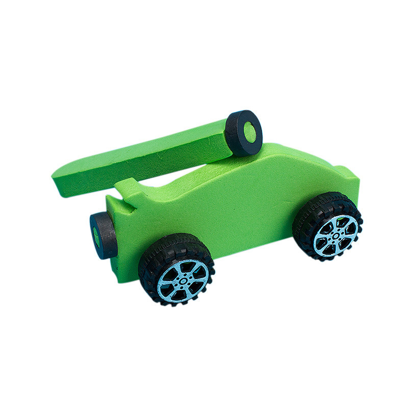 Self-Made Magnetic Assembly Car Magnetic Interaction Push Car Action Creative Small Invention