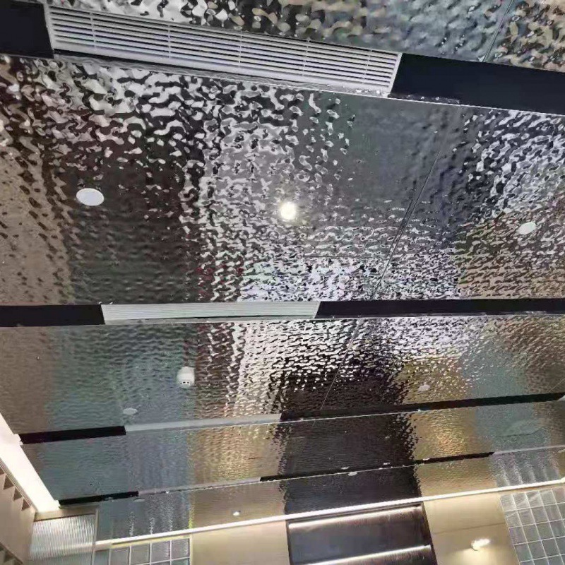 波纹板不锈钢水波纹板大小中波浪板颜色板材金属板薄板剪切折弯