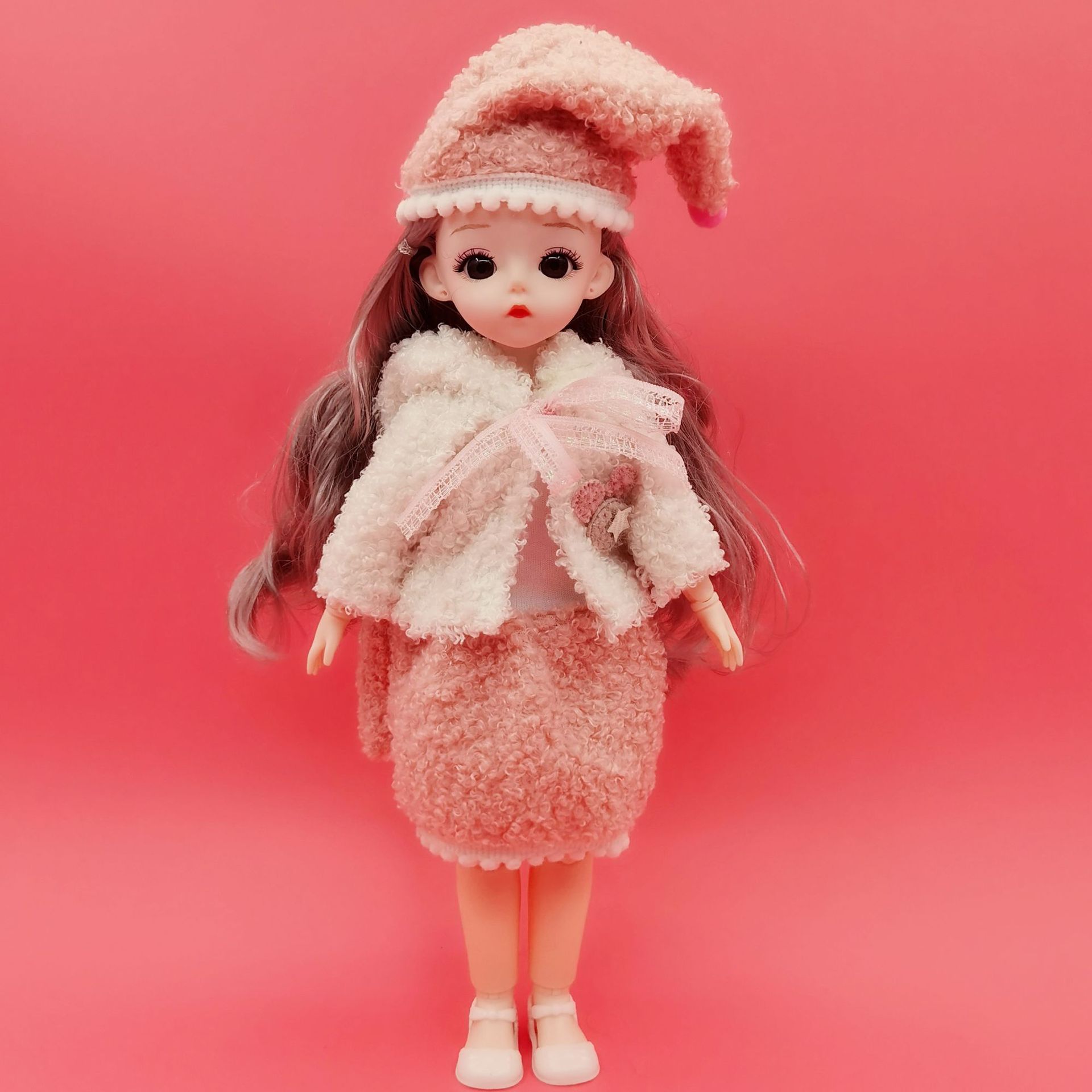 芭芘娃娃6分bjd30厘米公主23关节3d真眼洋娃娃女孩玩具萌娃系列