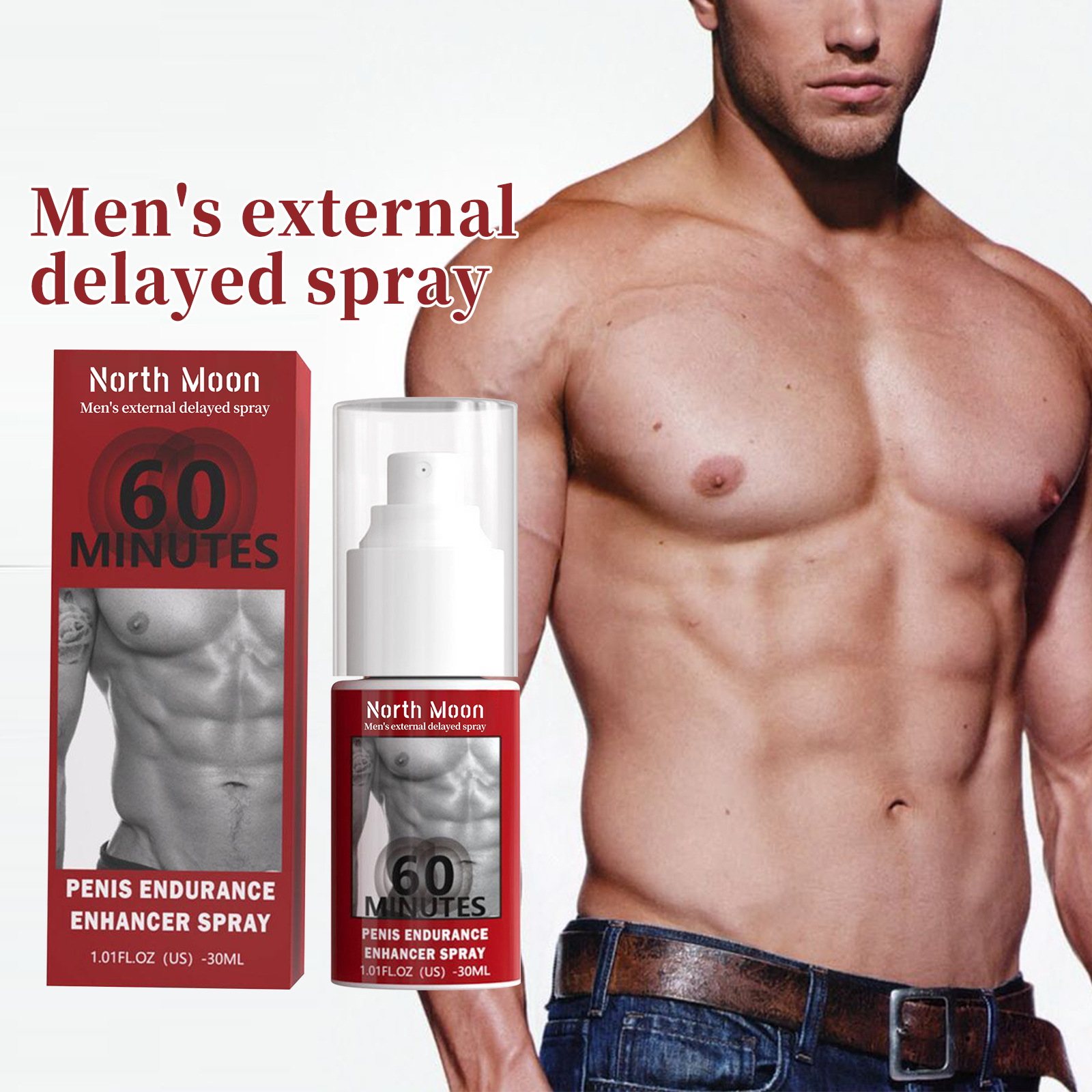 North Moon Men's Care Spray Men's Body Care Strengthening Endurance Care External Spray